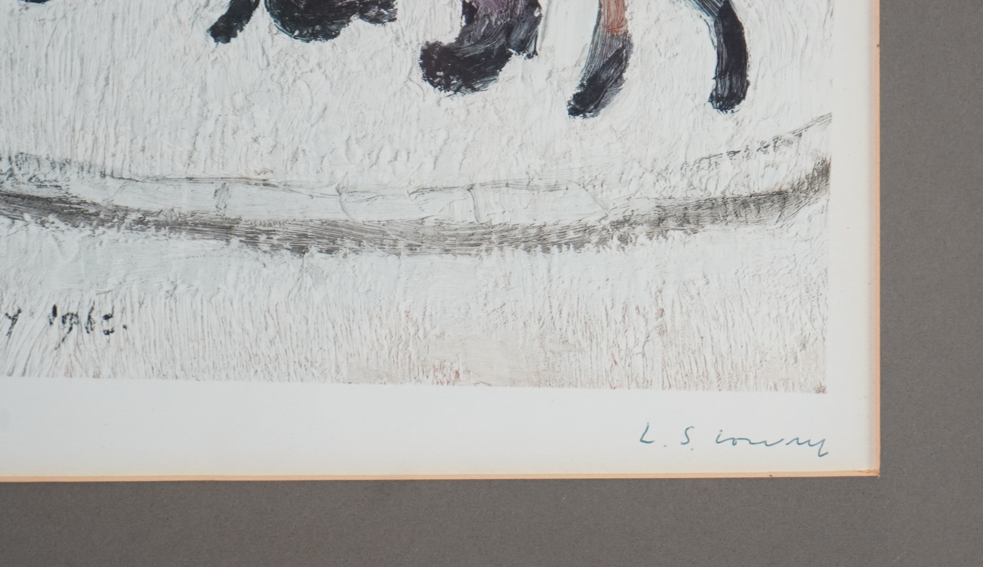 Laurence Stephen Lowry RBA, RA, 1887-1976, 'The Family'